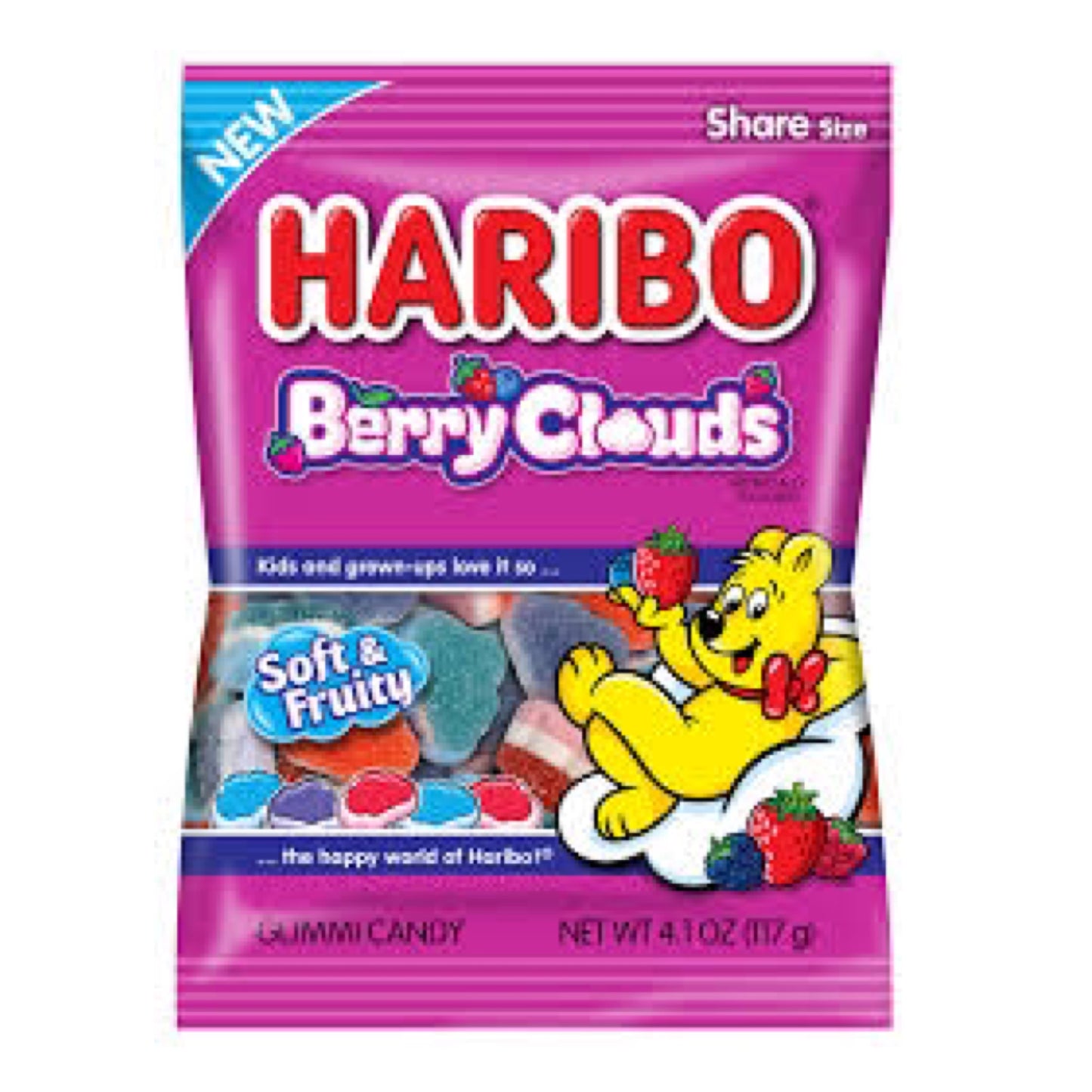 Haribo Berry Clouds 117g