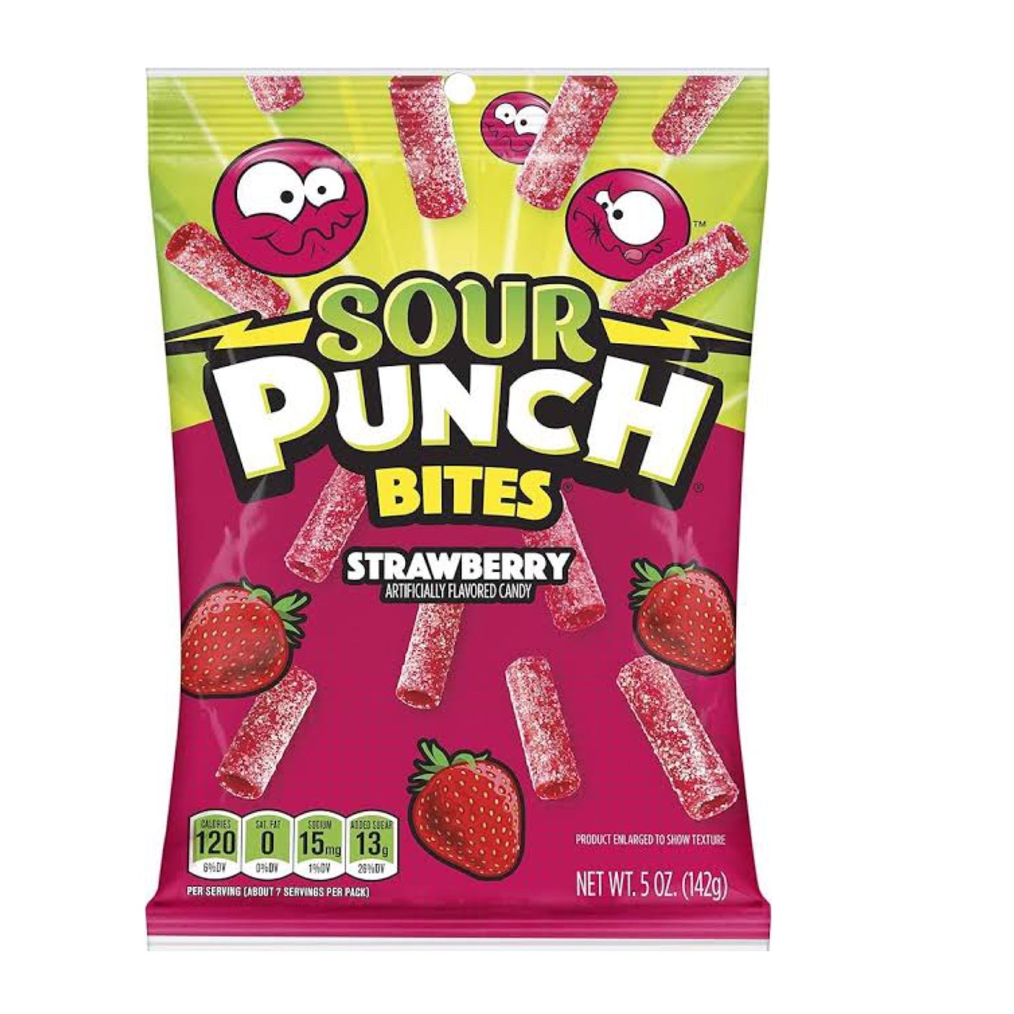 Sour Punch Bites Strawberry - 142g