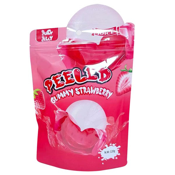 Juicy Jelly Peeled Strawberry Gummy 120g