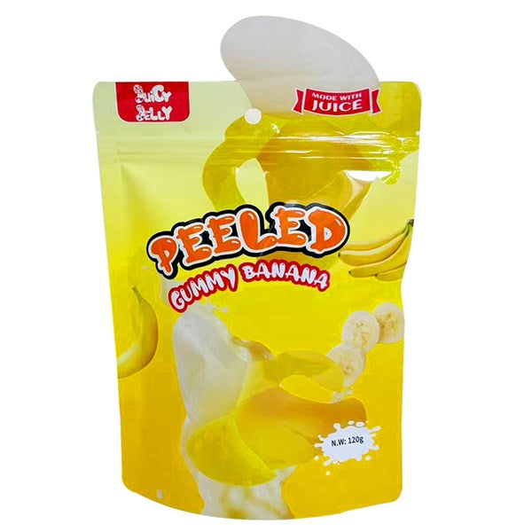 Juicy Jelly Peeled Gummy Banana 120g