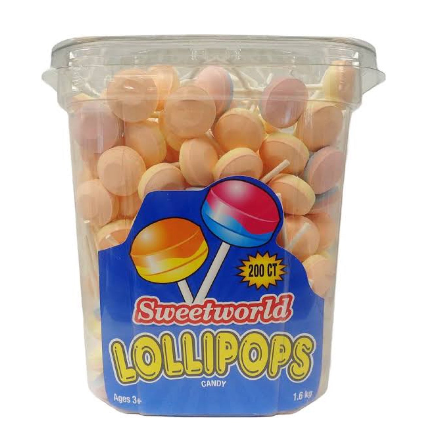 Sweetworld Lollipops 200pc