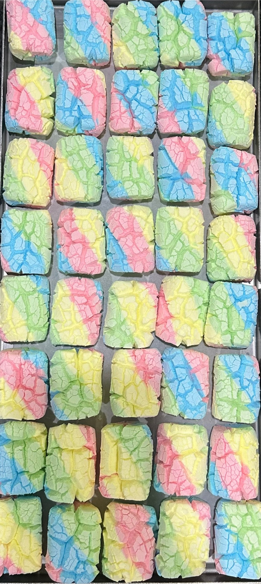 Freeze Dried Rainbow Twist Marshmallows 10pc