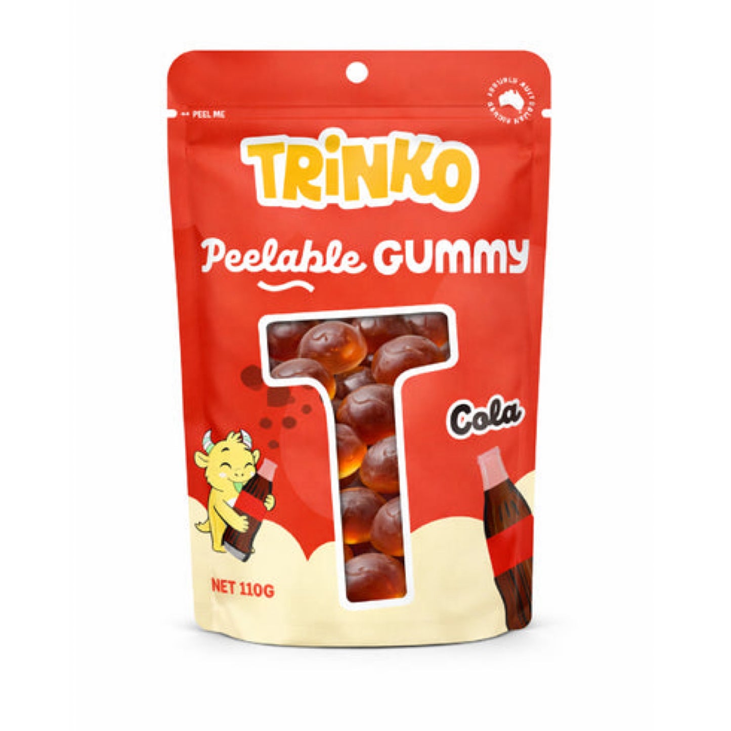 Trinko Peelable Gummies Cola 110g
