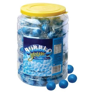 Bubblo Blue Gum Jar 125 piece