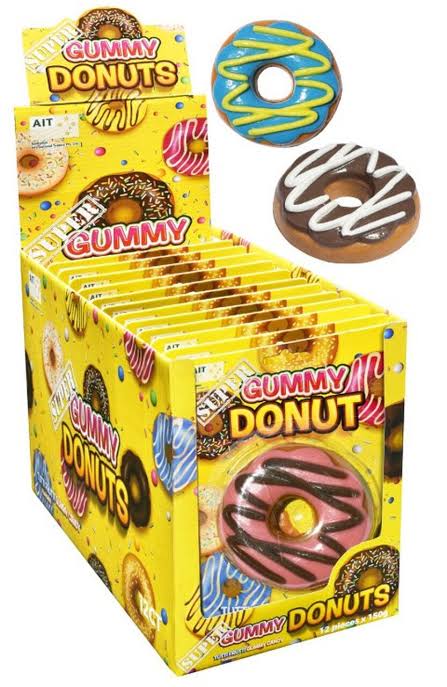 Donut Gummy Tutti Frutti Flavoured 150g