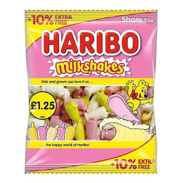 UK Haribo Milkshakes 154g