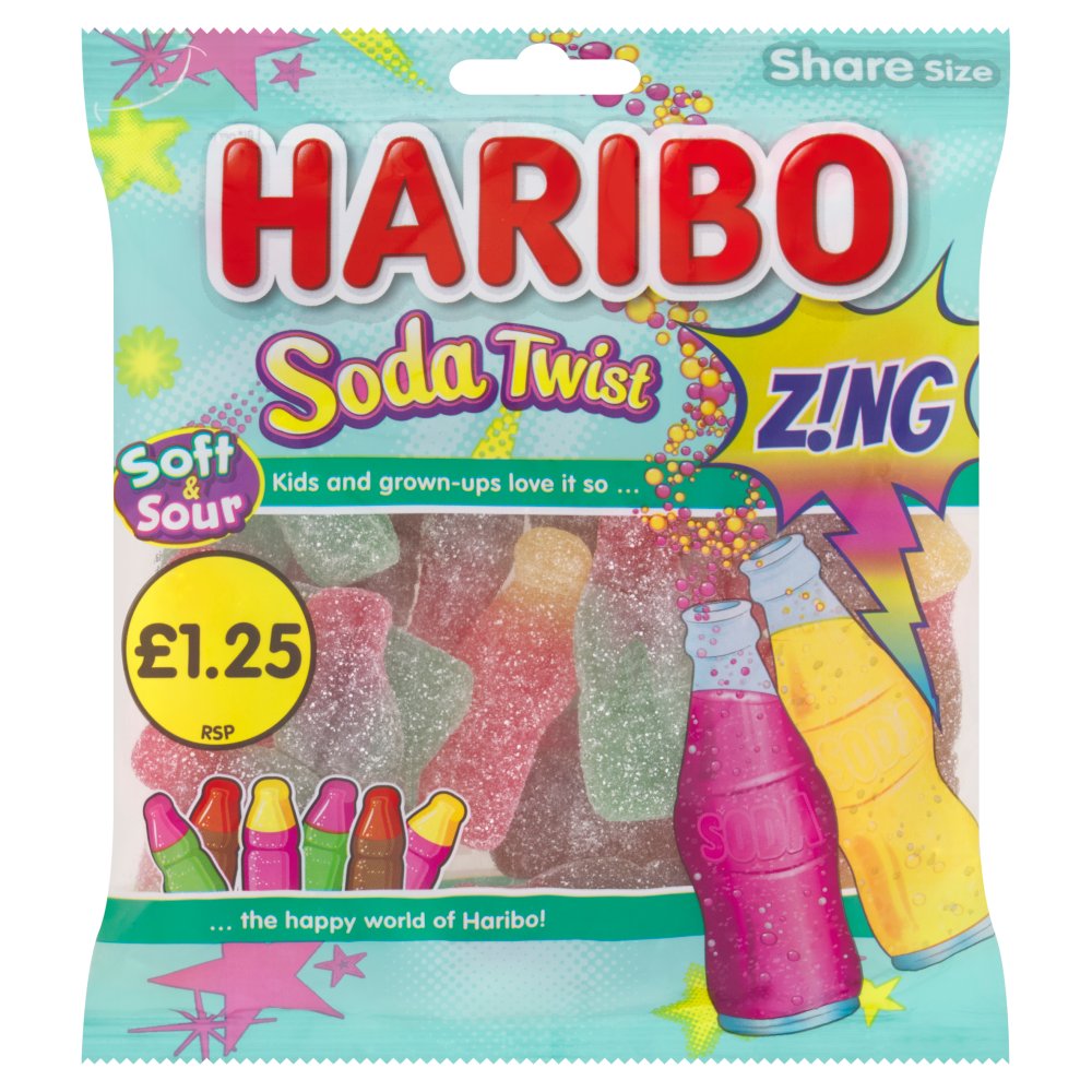UK Haribo Soda Twist 176g