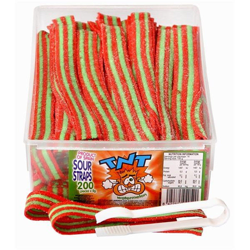 TNT Sour Straps Watermelon 200 pack