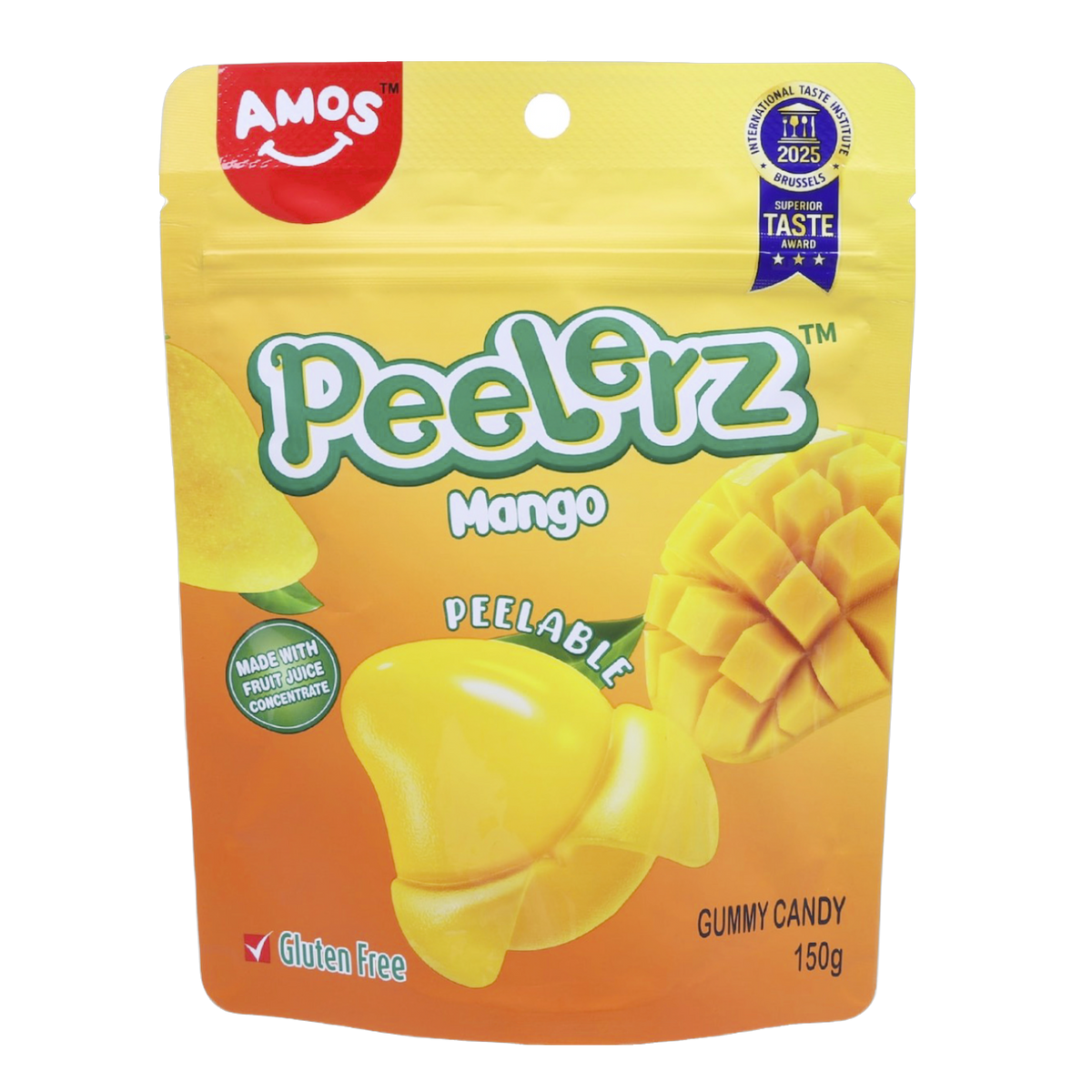 AMOS Peelerz Mango Gummy Candy 150g