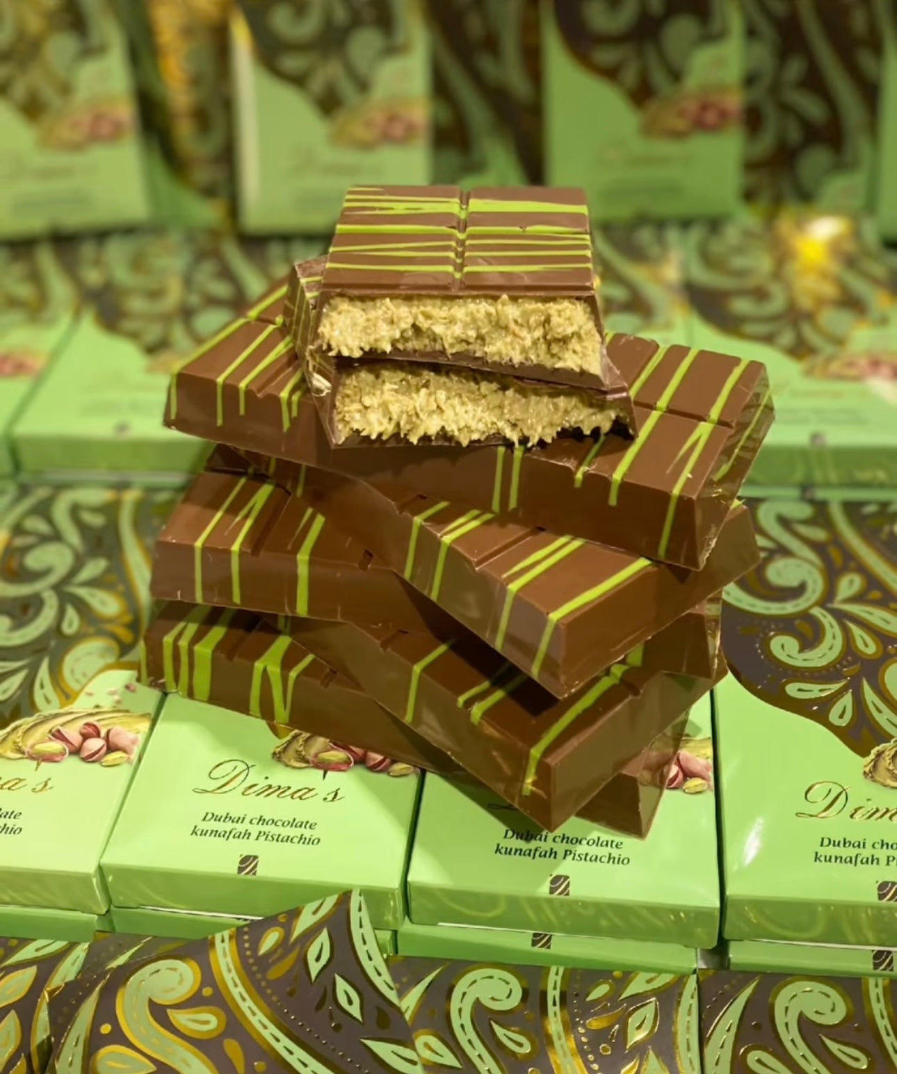Dima’s Dubai Chocolate Kunafah Pistachio (195g)