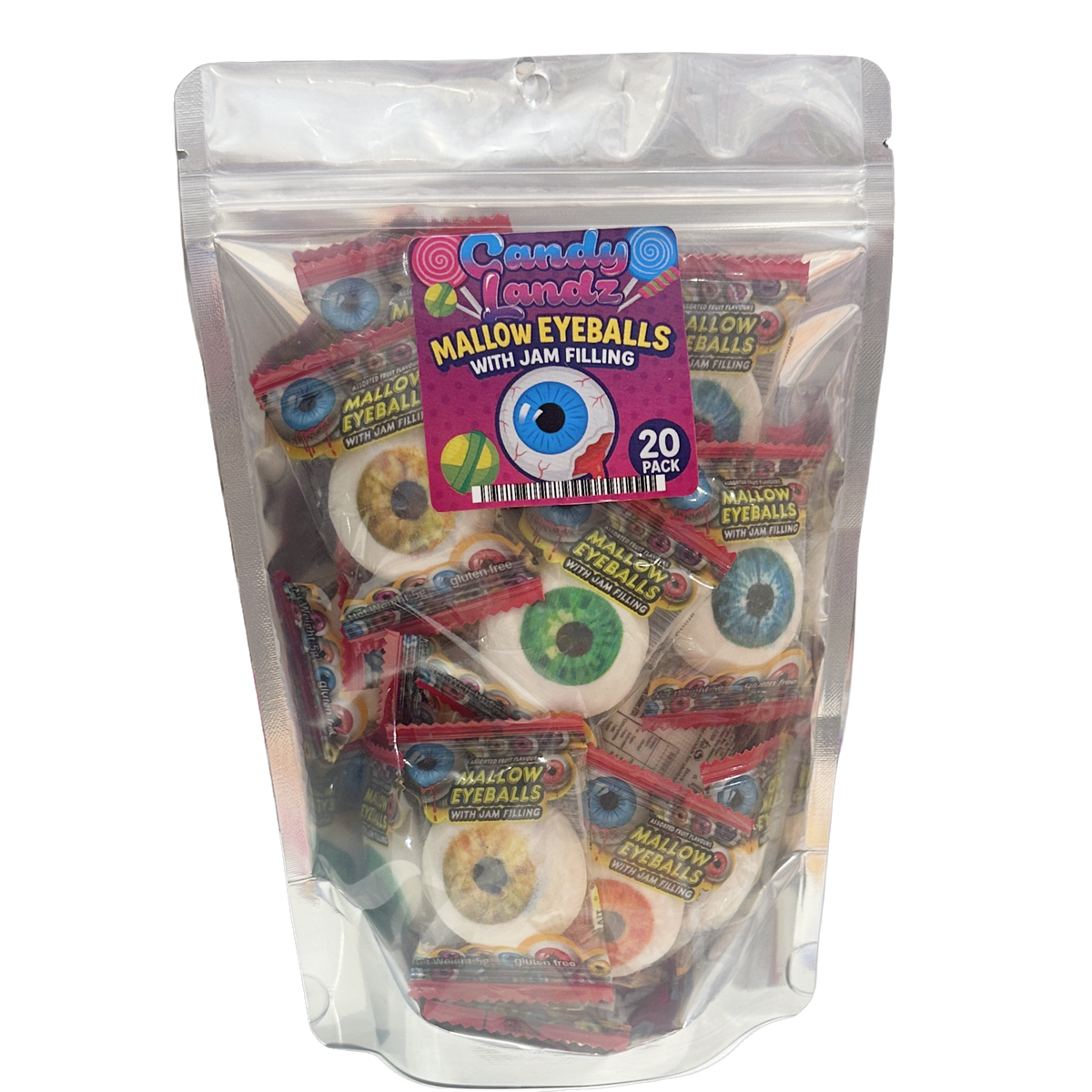Mallow Eyes with Jam Filling 20pc