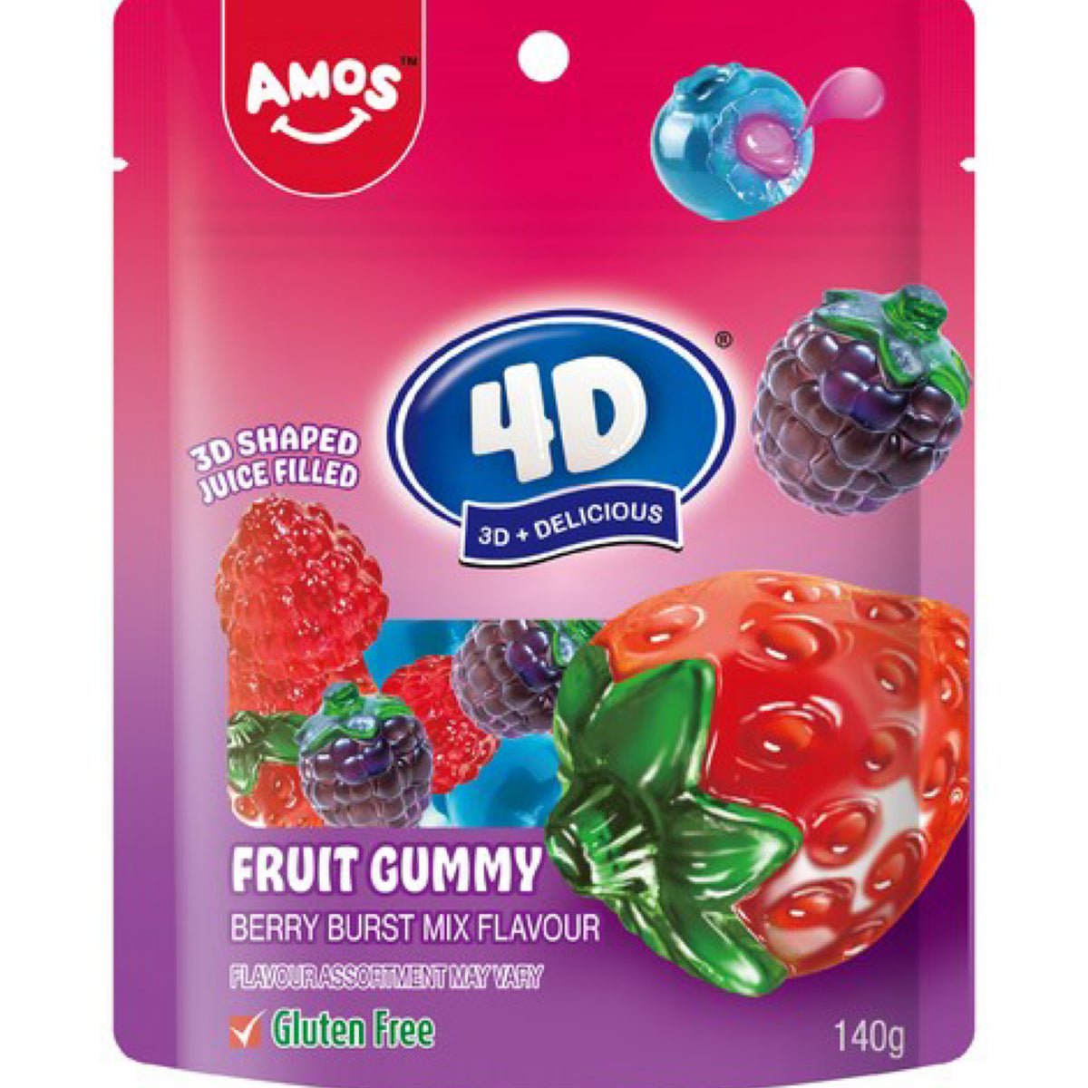 Amos Peelerz Sour Sweet Mix 140g
