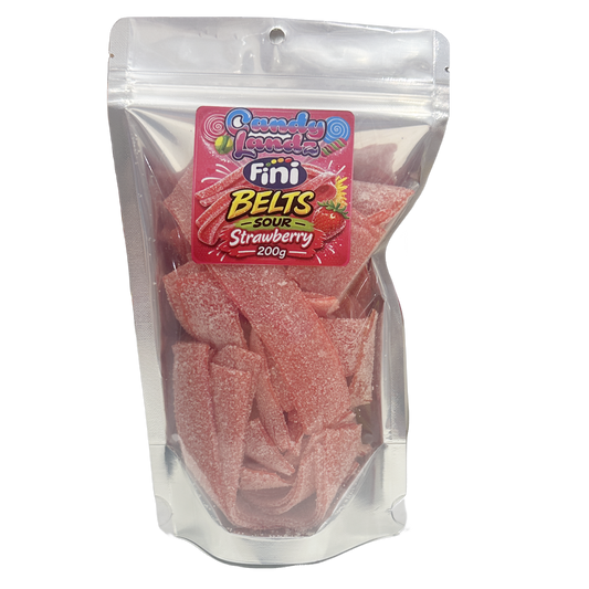Fini Belts Sour Strawberry 200g
