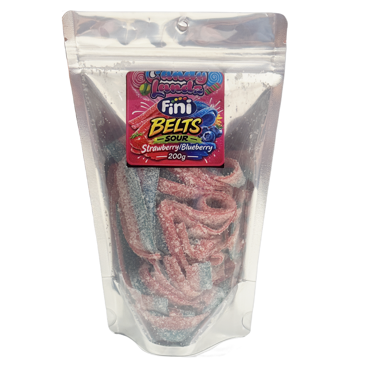 Fini Belts Strawberry/Blueberry 200g