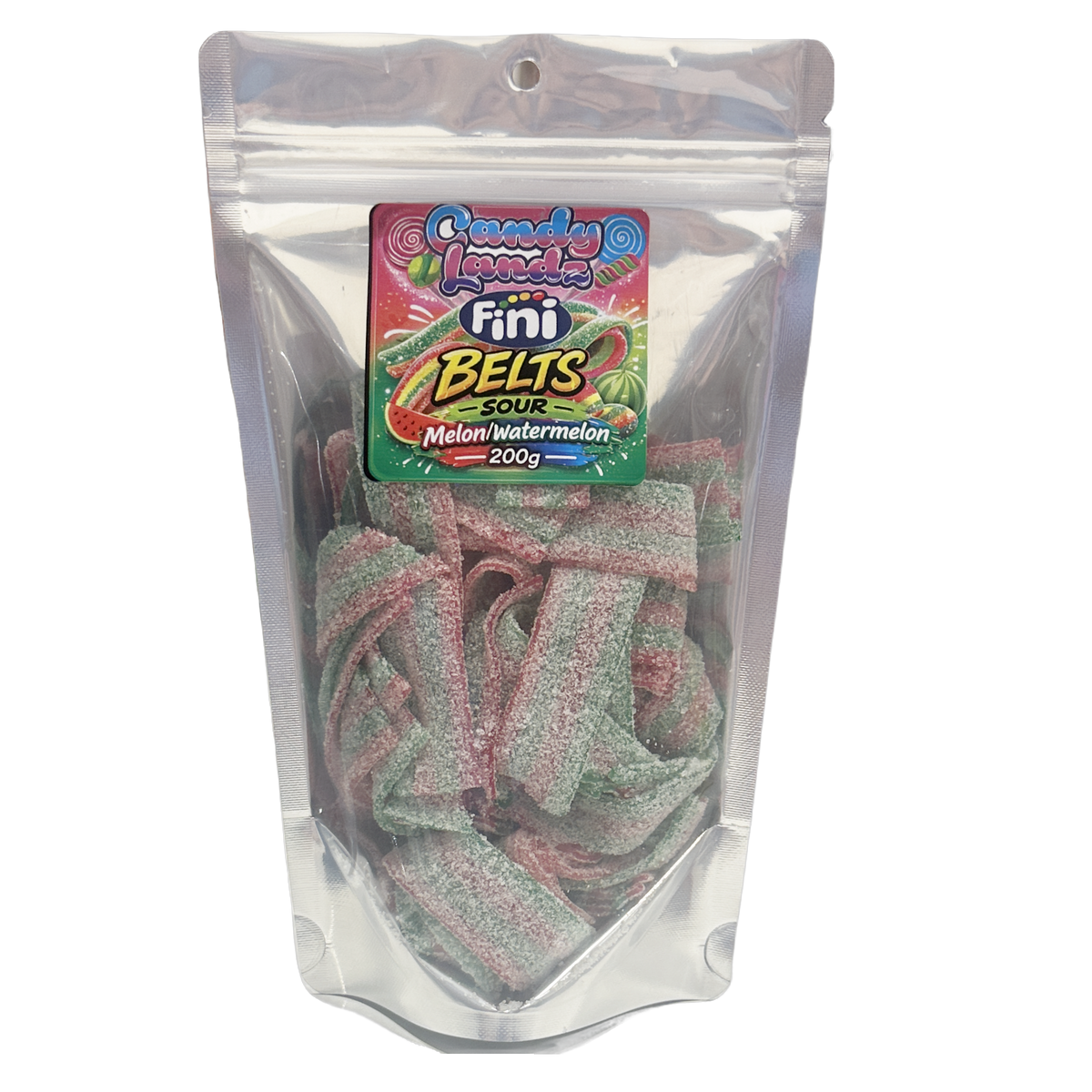 Fini Belts Sour Melon/Watermelon 200g