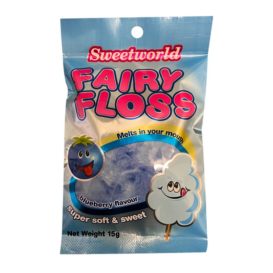 Sweetworld Fairy Floss Blueberry 15g