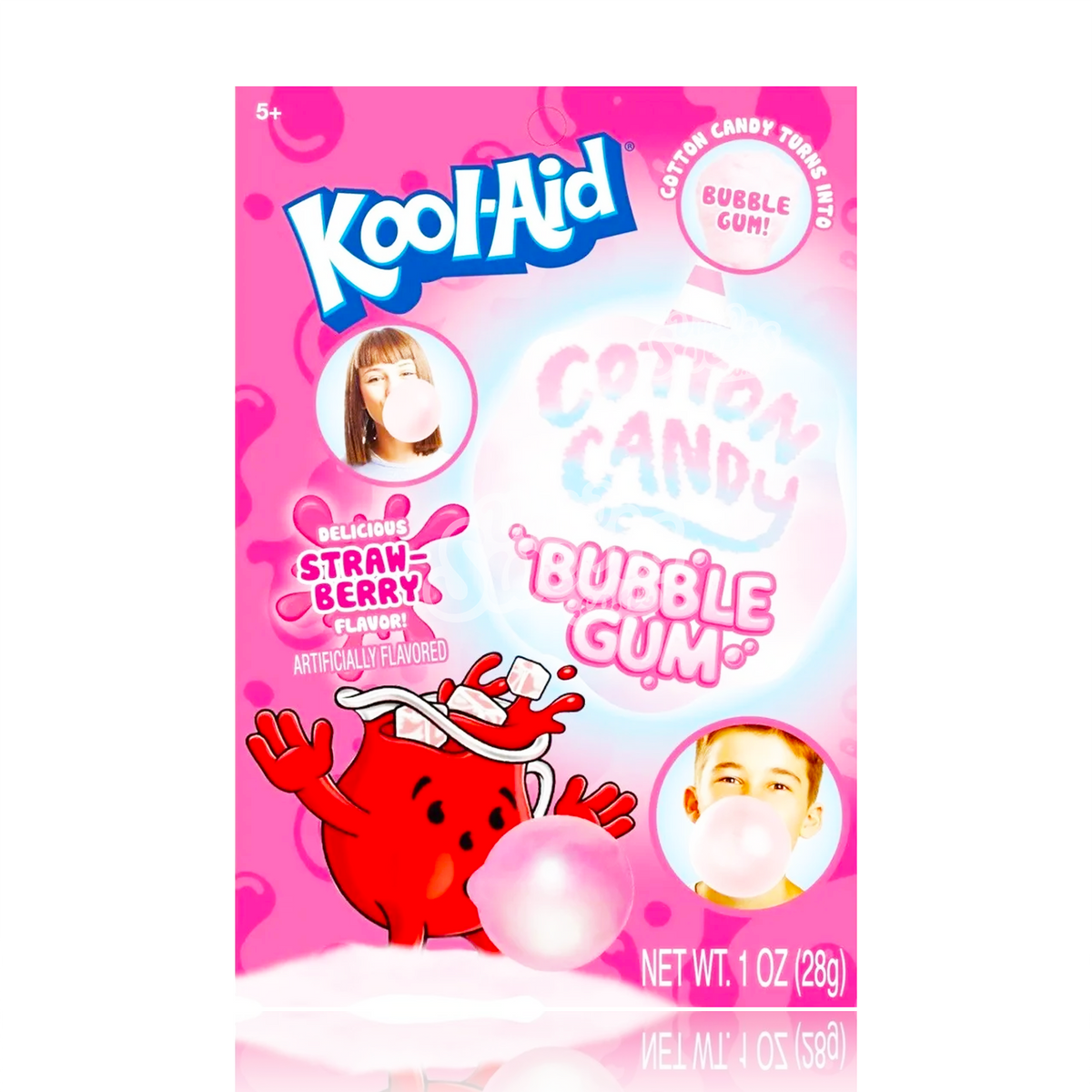 Kool-Aid Cotton Candy Bubble Gum 28g