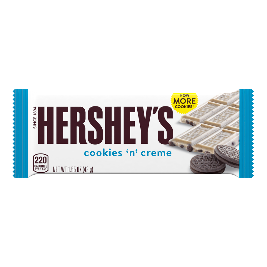Hershey’s Cookies & Cream bar 43g