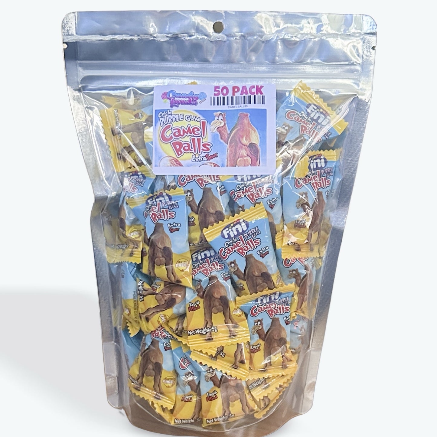Camel Balls Extra Sour Gumballs 50 pack