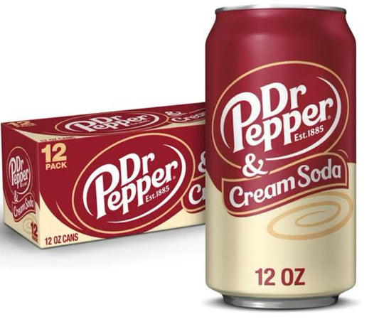 Dr Pepper Cream & Soda 12 pack