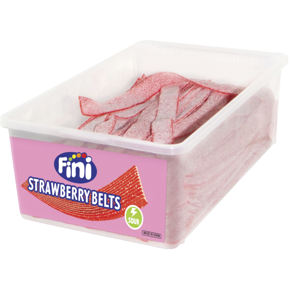 Fini Sour Strawberry Belts 150pc