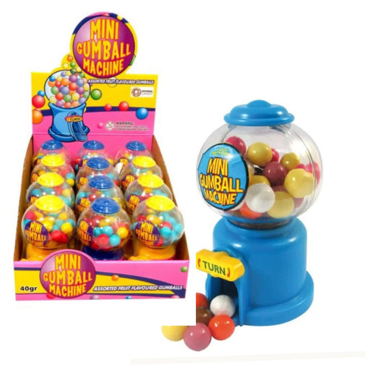 Mini Gumball Machine 40g 12pc