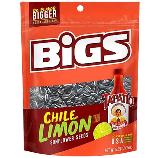 Bigs Sunflower Seeds Chile Lemon 152g