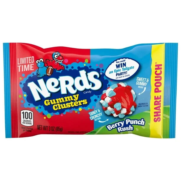 Nerds Gummy Clusters Berry Punch Rush 85g (Limited Edition)