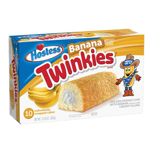 Hostess Banana Twinkies Box 10 pack